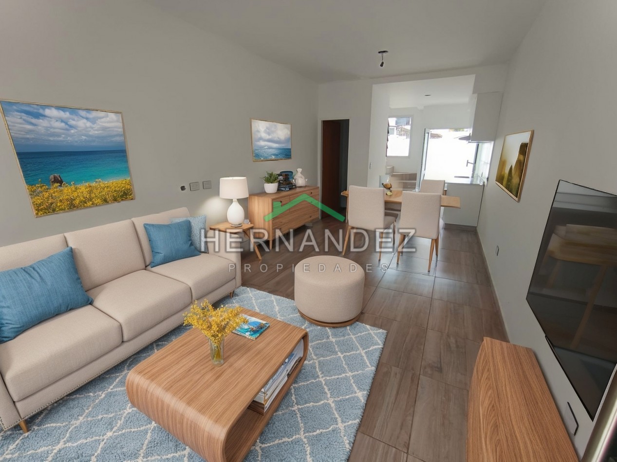 Venta Duplex 2 ambientes y medio Castelar Sur con cochera Apto Credito